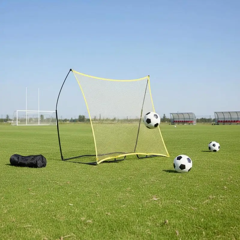 Football Training Net 7x7FT For Team Practice Solo Training Passing Exercises Iron Polyester Frame Portable Carrying Case Adjustable Angle Shooting Skill Development Kickback Screen
Football Training Net 7x7FT For Team Practice Solo Training Passing Exercises Iron Polyester Frame Portable Carrying Case Adjustable Angle Shooting Skill Development Kickback Screen