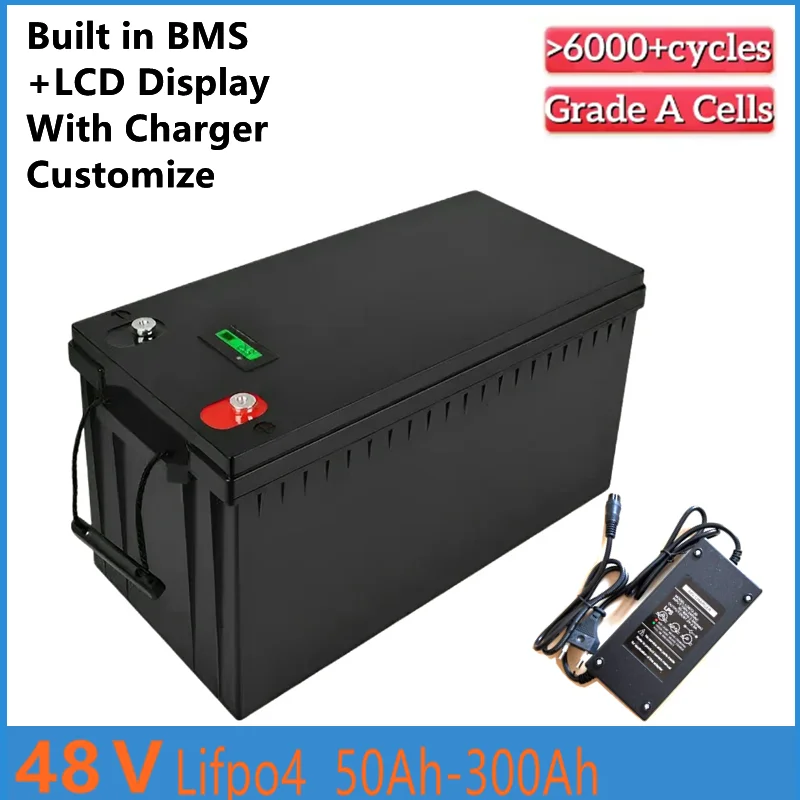 Аккумулятор al litio Lifepo4 48V 50Ah 100Ah 150Ah 200Ah 300Ah Parellelo bluetooth per sistema solare 3000W 5000W 6000W Инвертор
Аккумулятор al litio Lifepo4 48V 50Ah 100Ah 150Ah 200Ah 300Ah Parellelo bluetooth per sistema solare 3000W 5000W 6000W Инвертор