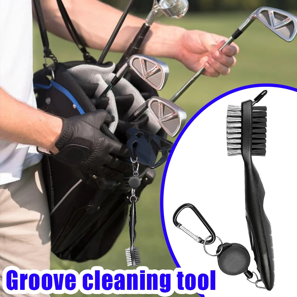Double-Sided Golf Shoe Cleaning Brush Portable with Retractable Cord Durable Cleaning Golf Clubs And Groove Tools Accessories
Double-Sided Golf Shoe Cleaning Brush Portable with Retractable Cord Durable Cleaning Golf Clubs And Groove Tools Accessories