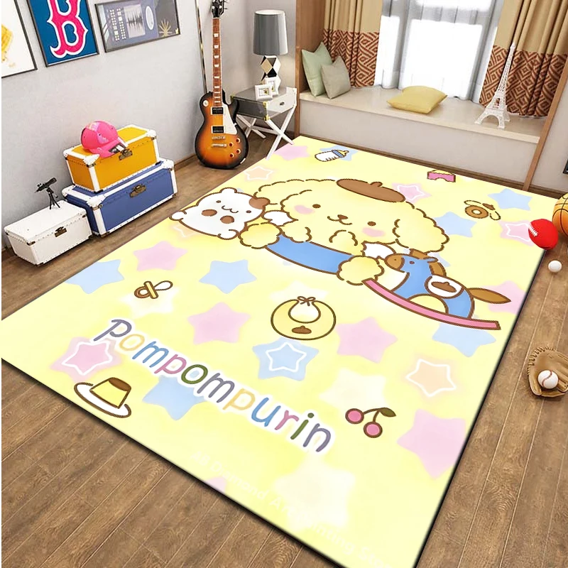 MINISO Sanrio Pompompurin Rug Carpet for Living Room Bedside Bedroom Kitchen Floor Mat Area Rugs Children's Decor Game Cushion
MINISO Sanrio Pompompurin Rug Carpet for Living Room Bedside Bedroom Kitchen Floor Mat Area Rugs Children's Decor Game Cushion