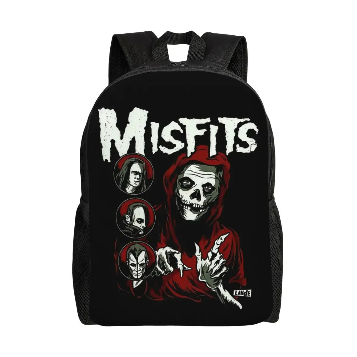 Personalized Misfits Skull Backpack Women Men Fashion Bookbag for School College Heavy Metal Rock Band Bags
Personalized Misfits Skull Backpack Women Men Fashion Bookbag for School College Heavy Metal Rock Band Bags