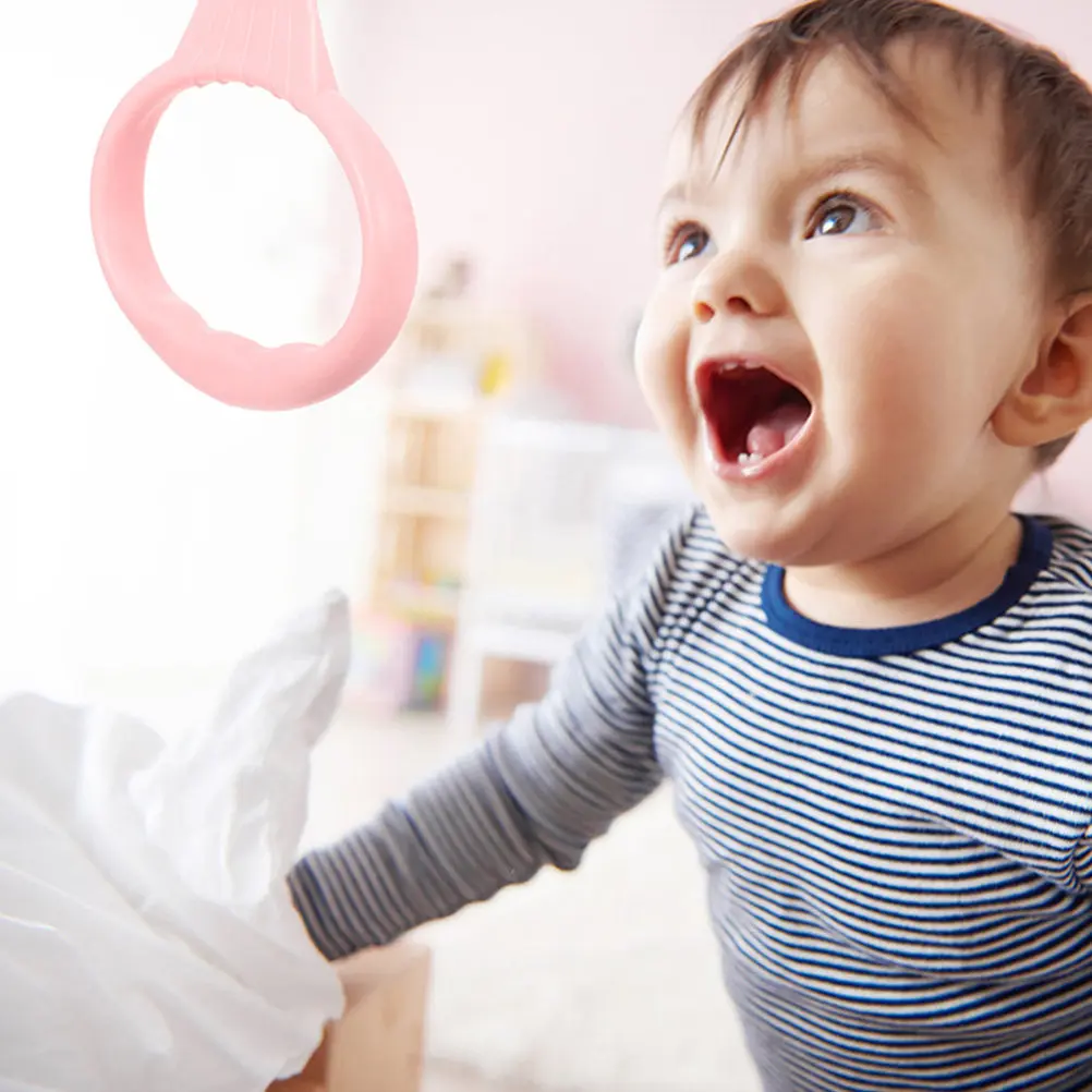 6Pcs Baby Crib Pull Rings Safety Stand Assist Tool PP Material Easy Grasp Comfortable Grip Pull Up Bar for Baby
6Pcs Baby Crib Pull Rings Safety Stand Assist Tool PP Material Easy Grasp Comfortable Grip Pull Up Bar for Baby