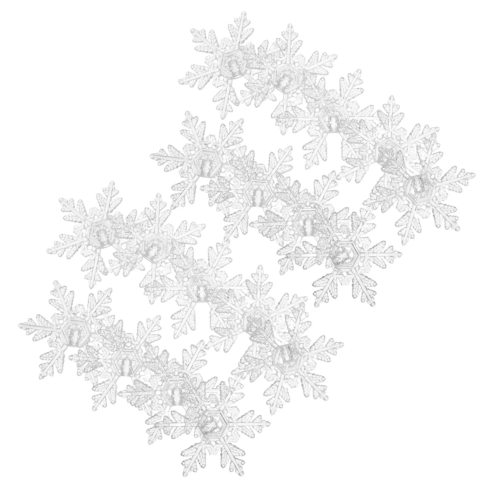 70Pcs Snowflake Lamp Shade Covers Plastic for LED String Lights 5Mm Bulbs Festive Winter Decorative Hanging Light Bulb Caps
70Pcs Snowflake Lamp Shade Covers Plastic for LED String Lights 5Mm Bulbs Festive Winter Decorative Hanging Light Bulb Caps