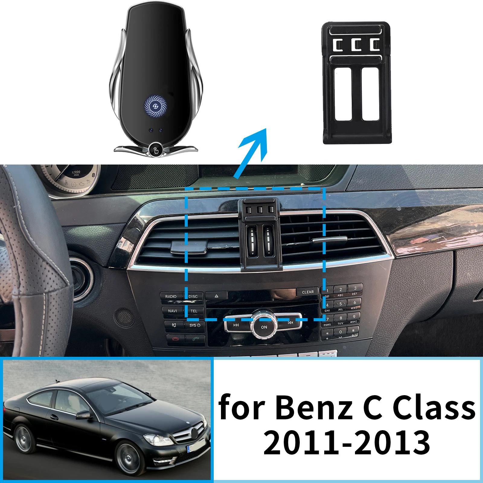 Car Mobile Phone Holder for Mercedes Benz C Class C200 260 300 W204 2011~2013 GPS Bracket Navigation Stand Auto Accessories 
Car Mobile Phone Holder for Mercedes Benz C Class C200 260 300 W204 2011~2013 GPS Bracket Navigation Stand Auto Accessories