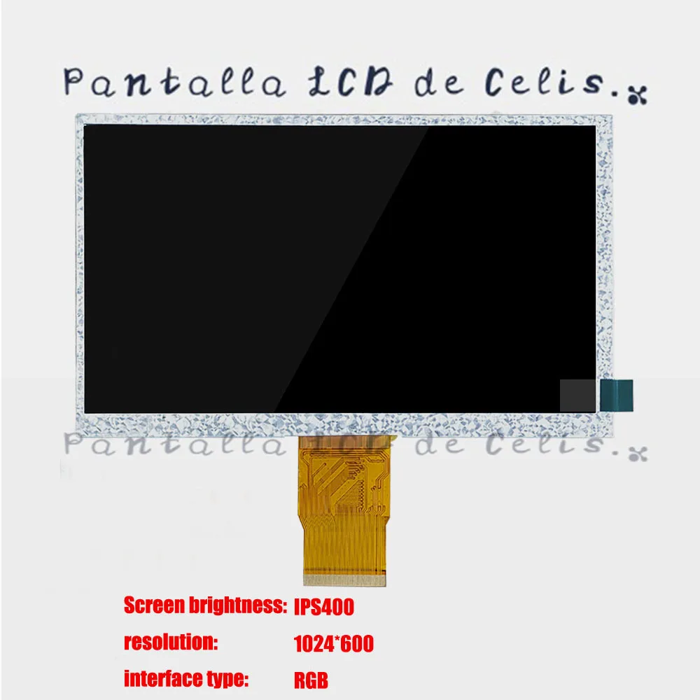 50PIN 7 inch LCD screen 1024*600 LCD display 400 HD brightness RGB interface LCD screen
50PIN 7 inch LCD screen 1024*600 LCD display 400 HD brightness RGB interface LCD screen