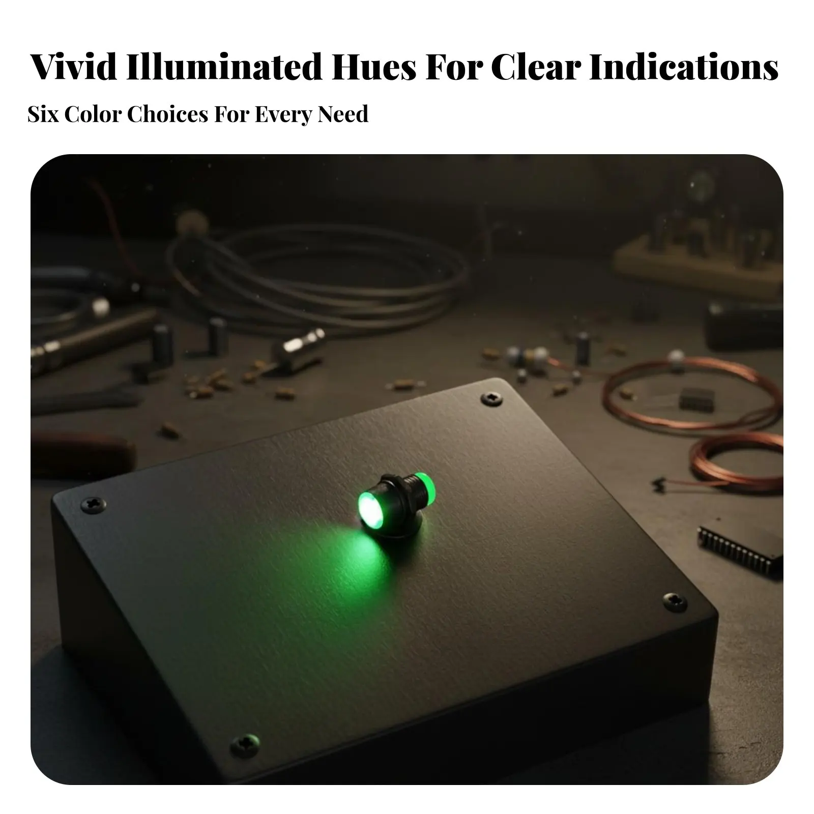 Metal Alert Light Long-Lasting Panel Mount Light-Emitting Device Light for Engineers, DIY Hobbyists, Control Panels
Metal Alert Light Long-Lasting Panel Mount Light-Emitting Device Light for Engineers, DIY Hobbyists, Control Panels