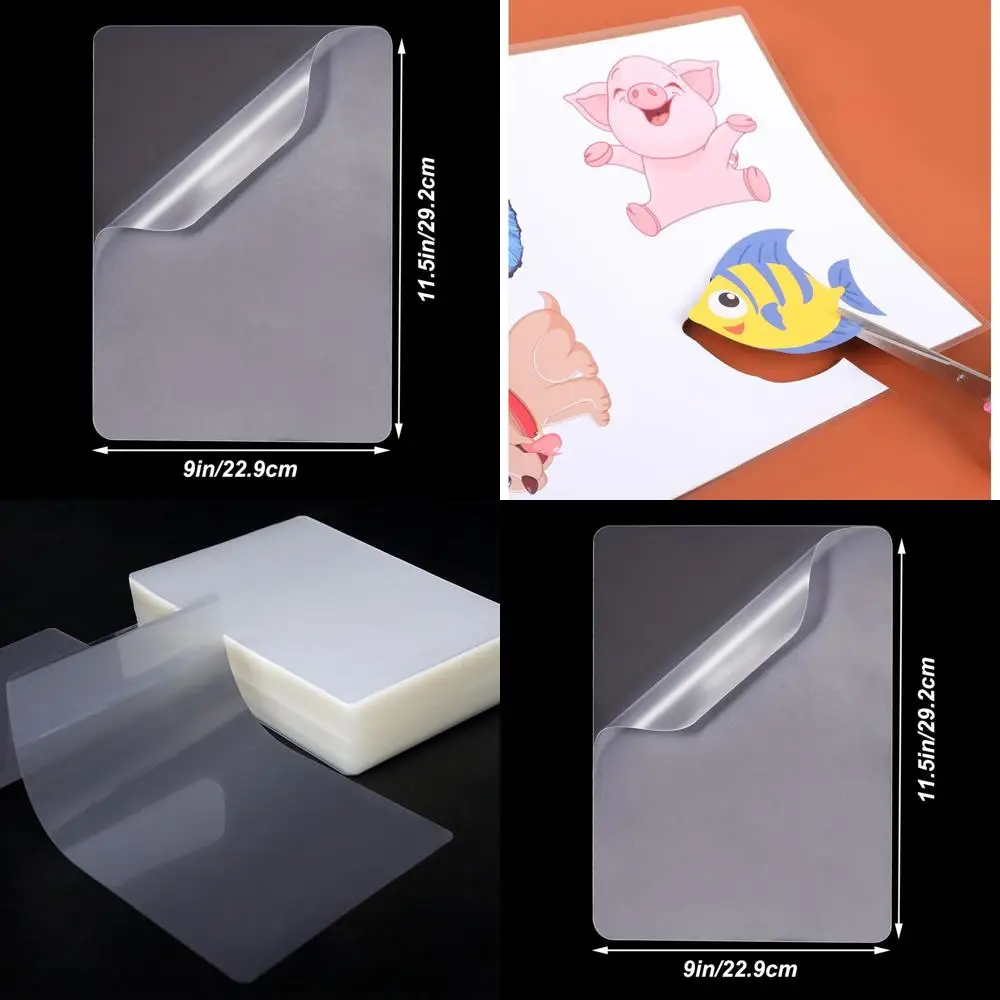 500 Clear 5 Mil Laminating Pouches, 9 x 11.5 Inches, Thermal Sheets
500 Clear 5 Mil Laminating Pouches, 9 x 11.5 Inches, Thermal Sheets