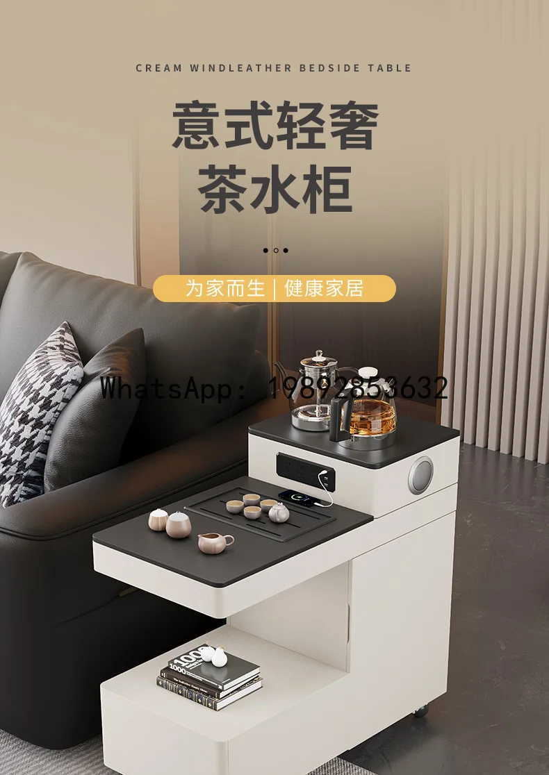 XL Italian Style Light Luxury Movable Tea Cart with Kettle Integrated Tea Cabinet Home Solid Wood Side Cabinet
XL Italian Style Light Luxury Movable Tea Cart with Kettle Integrated Tea Cabinet Home Solid Wood Side Cabinet