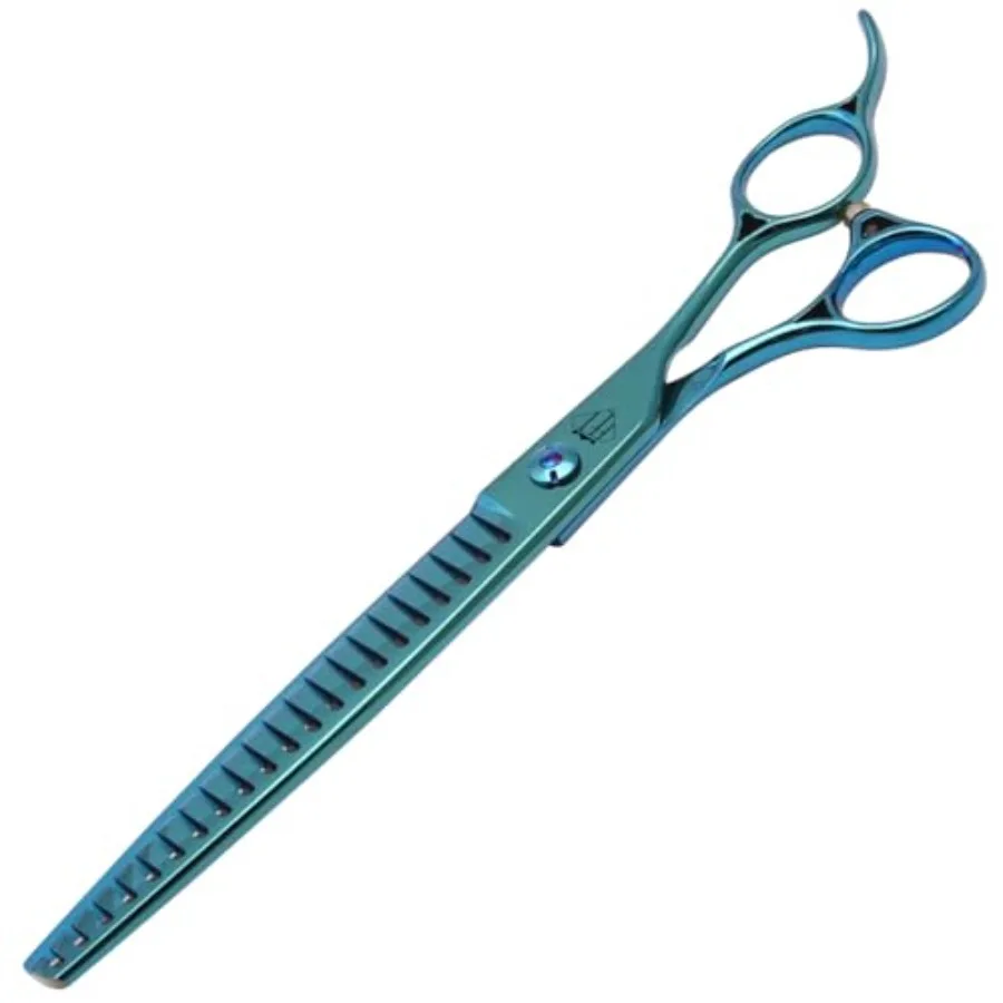 Dog Grooming Scissors: Blueish Green Professional Pet Shears Made Of Japanese 440C Advanced Stainless Steel for Dogs Cats and O
Dog Grooming Scissors: Blueish Green Professional Pet Shears Made Of Japanese 440C Advanced Stainless Steel for Dogs Cats and O