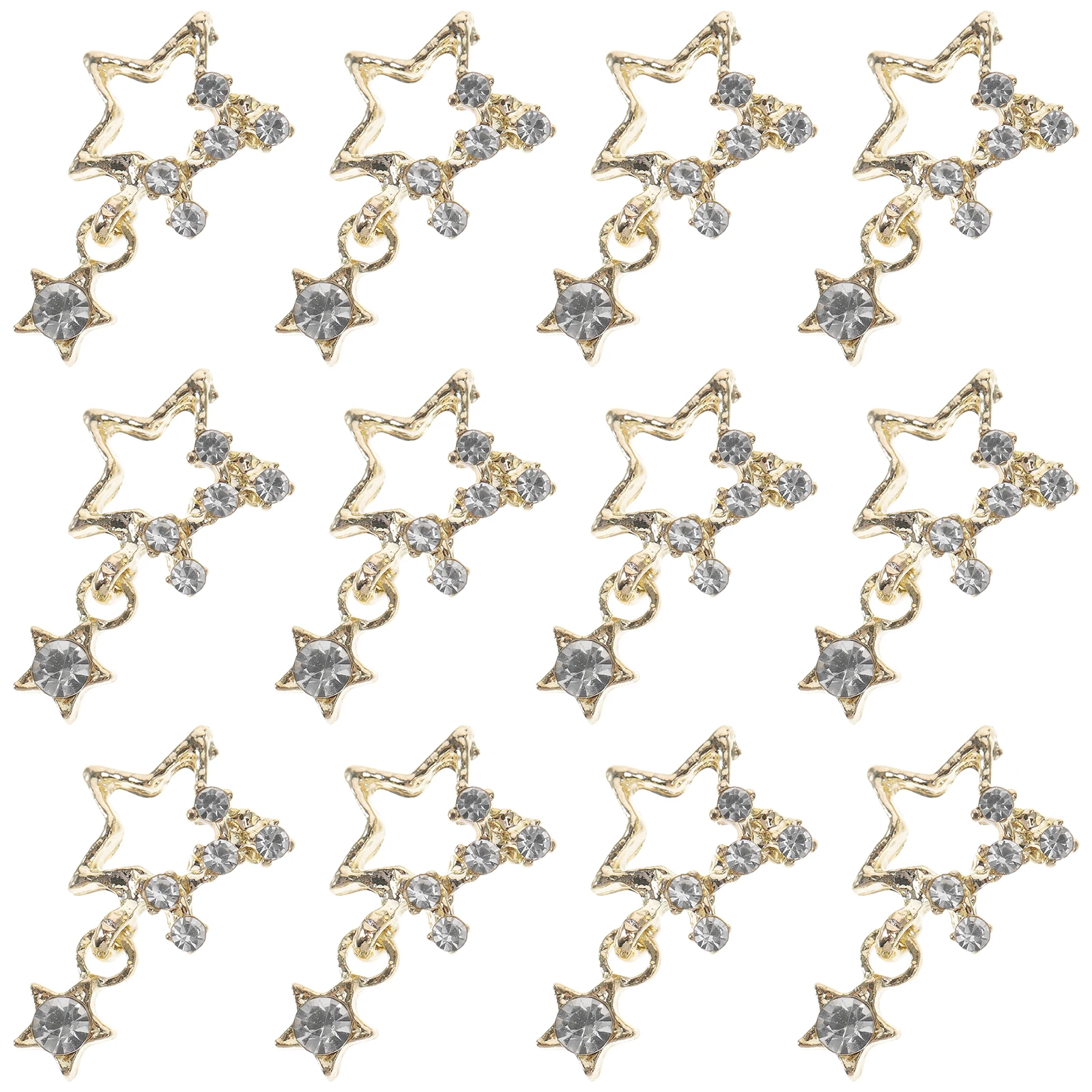 20pcs Charms Star Art Pendant Shiny Gems Zinc Alloy Decorations For Acrylic Gel Nails Rhinestone Nail Jewelry Nail
20pcs Charms Star Art Pendant Shiny Gems Zinc Alloy Decorations For Acrylic Gel Nails Rhinestone Nail Jewelry Nail