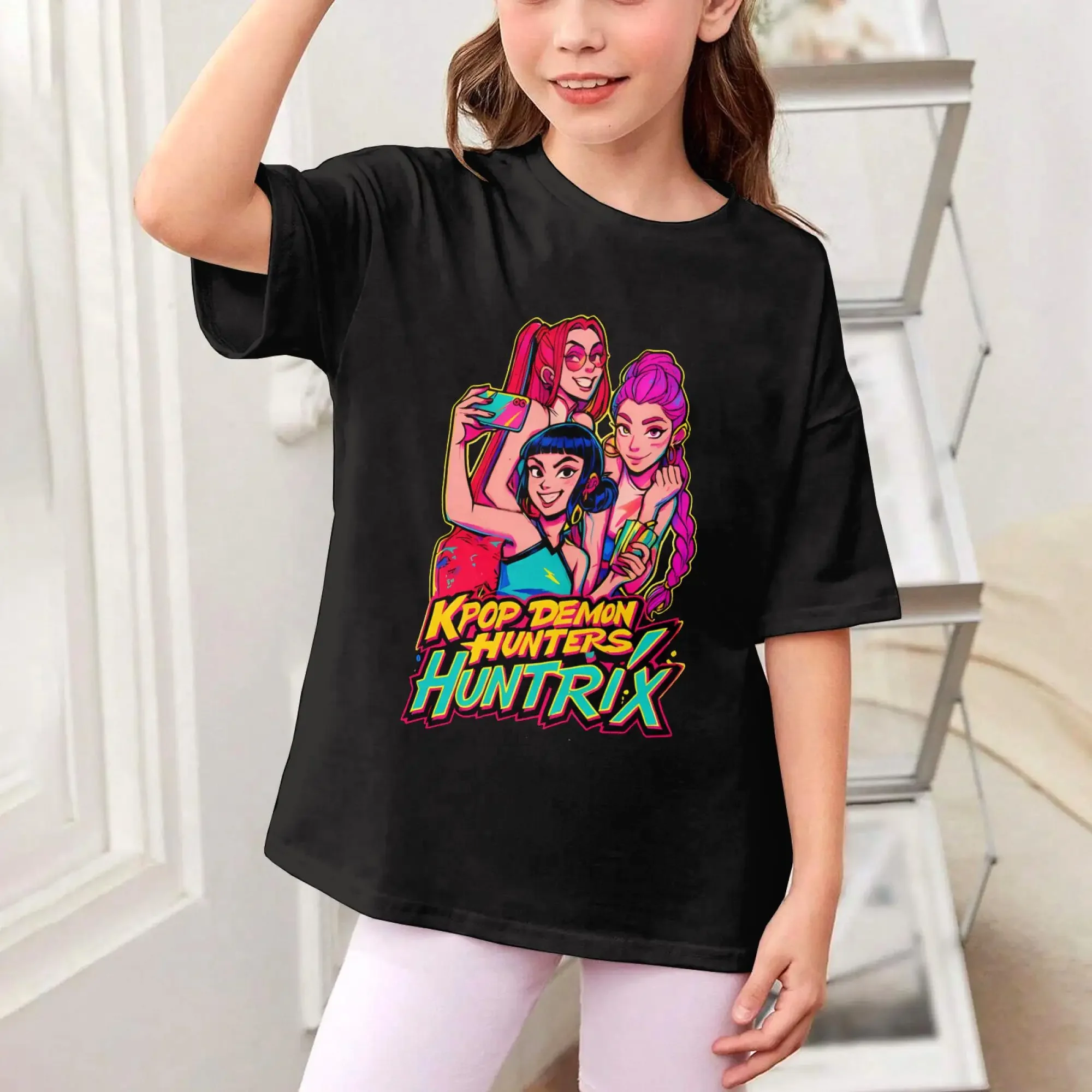 Детская пасхальная футболка Coquette Huntrix для девочек, футболка Kpop Demon Hunter, футболка Happy Easter
Детская пасхальная футболка Coquette Huntrix для девочек, футболка Kpop Demon Hunter, футболка Happy Easter