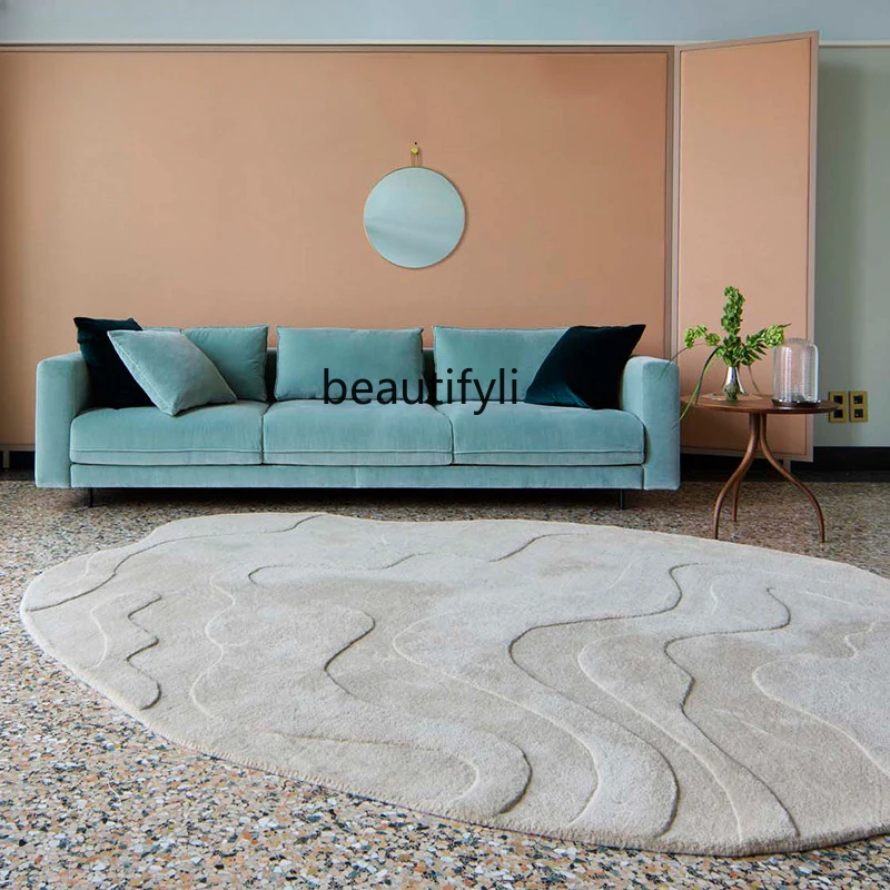 Nordic Irregular Shape Wool Art Carpet Living Room Custom Oval Bedroom Special Shape
Nordic Irregular Shape Wool Art Carpet Living Room Custom Oval Bedroom Special Shape