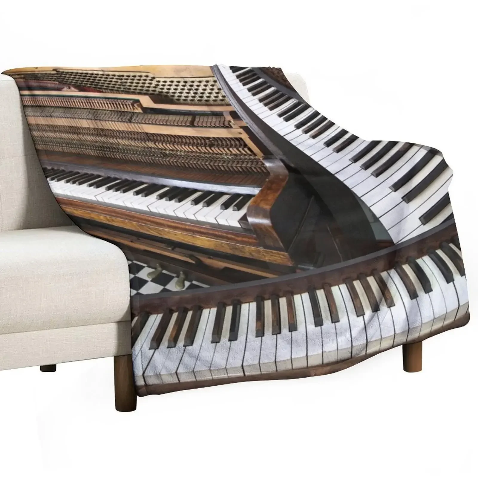 Piano montage, vintage musical instrument Throw Blanket cosplay anime heavy to sleep Blankets
Piano montage, vintage musical instrument Throw Blanket cosplay anime heavy to sleep Blankets