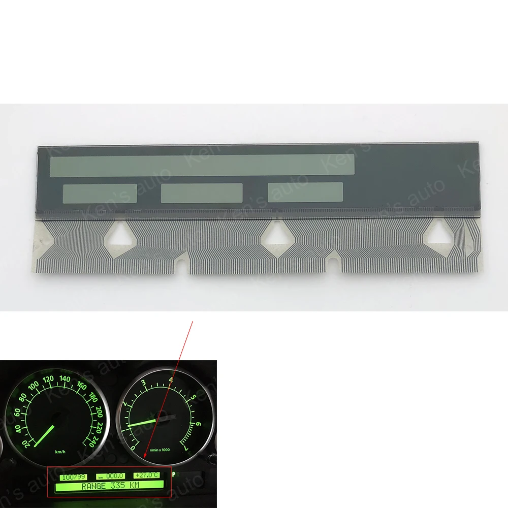 DASHBOARD LCD SCREEN DISPLAY FOR LAND ROVER RANGE III SPEEDOMETER INSTRUMENT CLUSTER
DASHBOARD LCD SCREEN DISPLAY FOR LAND ROVER RANGE III SPEEDOMETER INSTRUMENT CLUSTER