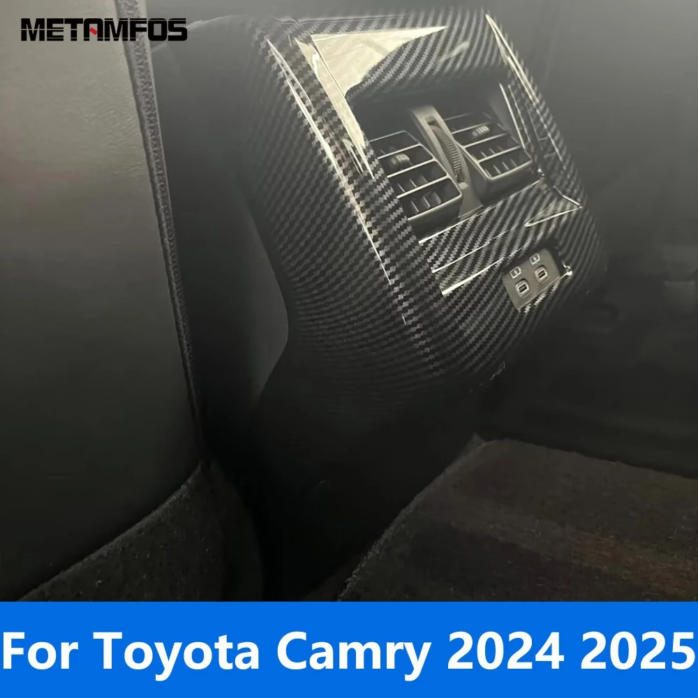 Для Toyota Camry 2024 2025 подлокотник из углеродного волокна, задняя крышка вентиляционного отверстия для кондиционера, отделка, аксессуары для интерьера, Стайлинг автомобиля
Для Toyota Camry 2024 2025 подлокотник из углеродного волокна, задняя крышка вентиляционного отверстия для кондиционера, отделка, аксессуары для интерьера, Стайлинг автомобиля