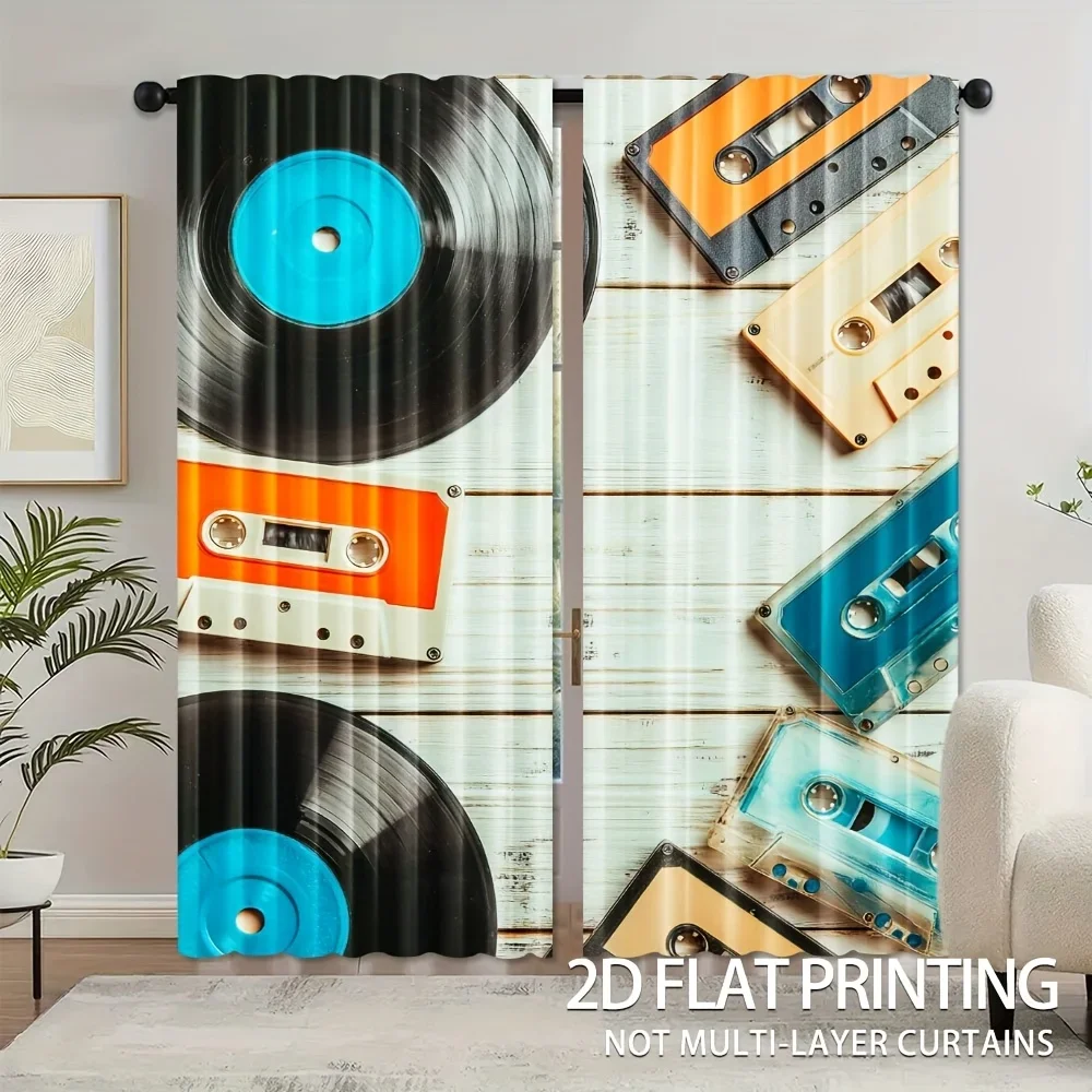 Retro music collection patterns Print Drapes Room Darkening Window Curtains for Home Decor,Rod Pocket Blackout Curtains Bedroom
Retro music collection patterns Print Drapes Room Darkening Window Curtains for Home Decor,Rod Pocket Blackout Curtains Bedroom