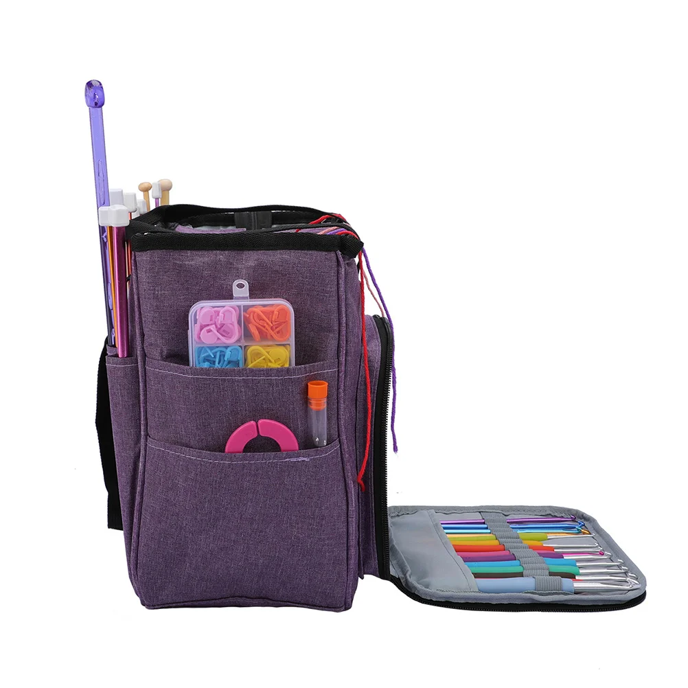 Spacious Woolen Yarn Tote Bag Purple Lightweight Shoulder Carry Bag for Craft Items Knitting Projects DIY Organization Home
Spacious Woolen Yarn Tote Bag Purple Lightweight Shoulder Carry Bag for Craft Items Knitting Projects DIY Organization Home