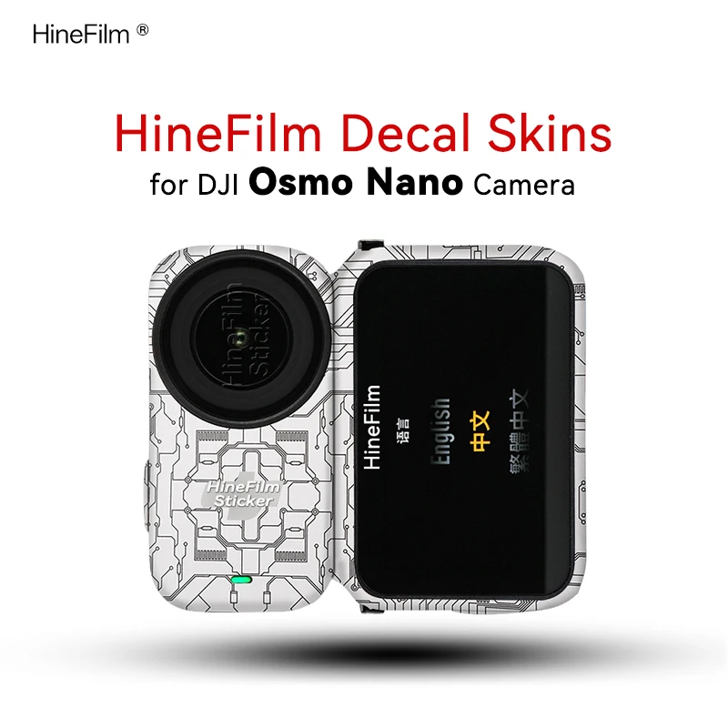 Hinefilm Skin for OsmoNano Cameras Sticker Decal Skin For DJI Osmo Nano Camera Wrap Cover Sticker Film
Hinefilm Skin for OsmoNano Cameras Sticker Decal Skin For DJI Osmo Nano Camera Wrap Cover Sticker Film