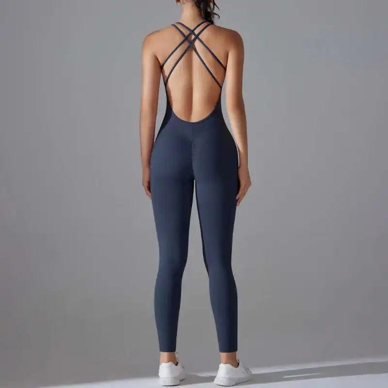 Raises Butt Workout Clothes Fou Women Push Up Sleeveless Yoga Sport Jump Suit Sexy Backless Bodycon Scrunch Jumpsuit
Raises Butt Workout Clothes Fou Women Push Up Sleeveless Yoga Sport Jump Suit Sexy Backless Bodycon Scrunch Jumpsuit