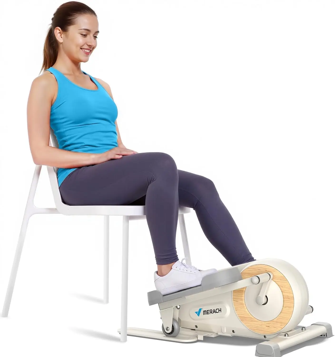 Under Desk Elliptical Machine, Ellipse Leg Exerciser as Seen on TV - Electric Seated Pedal Exerciser with 8 Resistance Levels, Q
Under Desk Elliptical Machine, Ellipse Leg Exerciser as Seen on TV - Electric Seated Pedal Exerciser with 8 Resistance Levels, Q