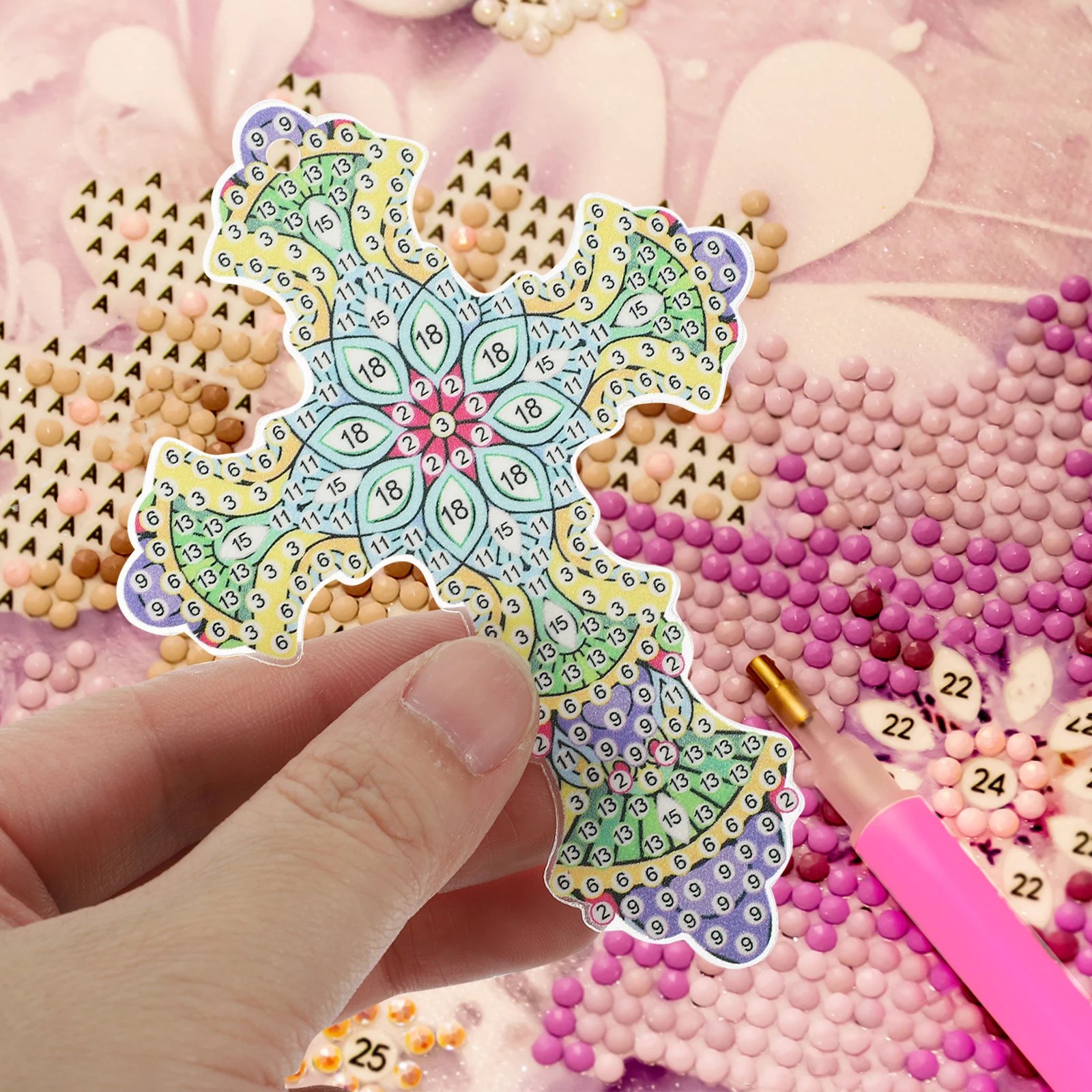 1 set Cross Ornaments Crosses Diy Diamond Art Painting Pendant Hanging Home Decoration Craft Kits For Crafts
1 set Cross Ornaments Crosses Diy Diamond Art Painting Pendant Hanging Home Decoration Craft Kits For Crafts