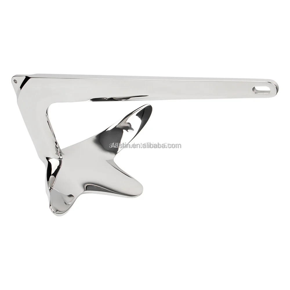 Alastin Marine Upgrade Mold 316 Stainless Steel Fine Mirror Polished Bruce Anchor 5~30KG For Boat
Alastin Marine Upgrade Mold 316 Stainless Steel Fine Mirror Polished Bruce Anchor 5~30KG For Boat