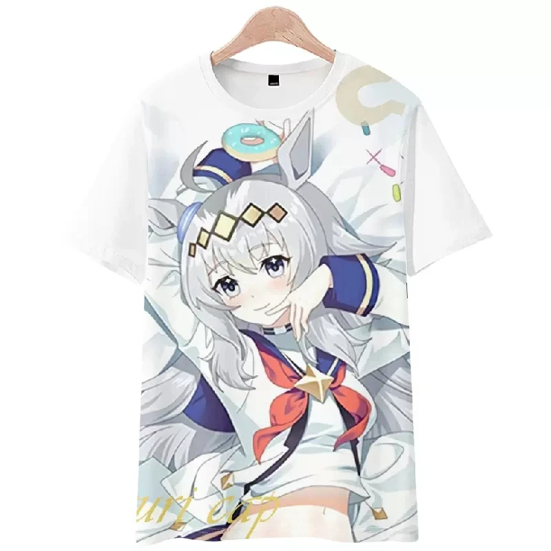 3D Аниме Umamusume: Pretty Derby Oguri Кепка футболка с коротким рукавом Косплей Костюм модные повседневные футболки топы
3D Аниме Umamusume: Pretty Derby Oguri Кепка футболка с коротким рукавом Косплей Костюм модные повседневные футболки топы