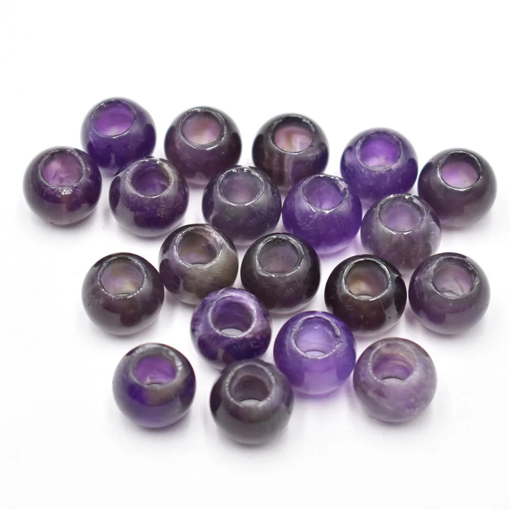 Fashion top quality natural stone amethyst round shape big hole Charms beads For Bracelet making 20pcs/lot wholesale free
Fashion top quality natural stone amethyst round shape big hole Charms beads For Bracelet making 20pcs/lot wholesale free