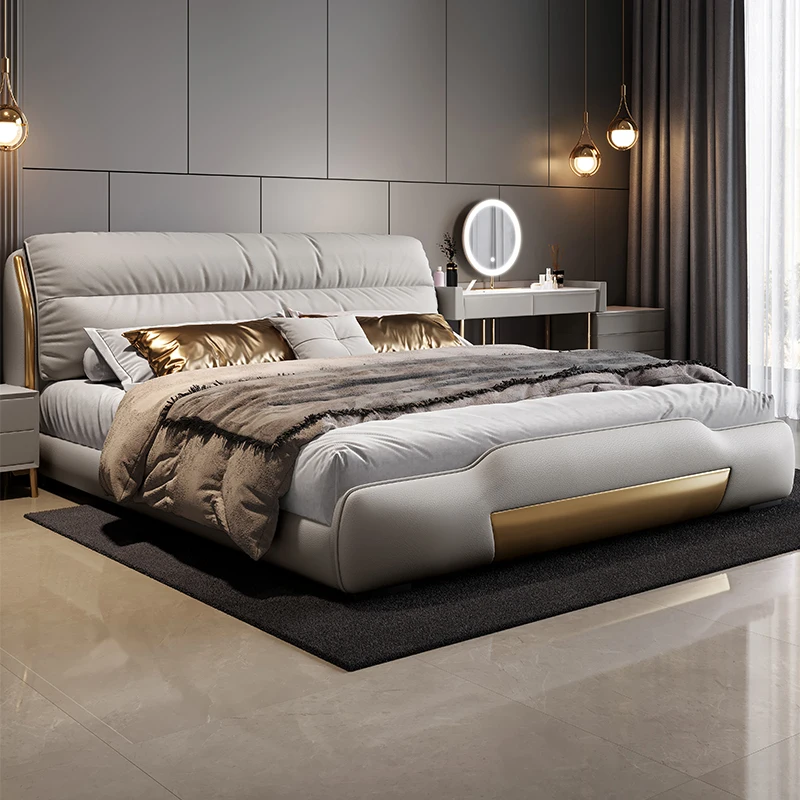 Cheap Luxury Soft Double Bed Modern Cotton Master Bedframe Double Bed Metal Design Muebles Para Dormitorio Nordic Furniture
Cheap Luxury Soft Double Bed Modern Cotton Master Bedframe Double Bed Metal Design Muebles Para Dormitorio Nordic Furniture
