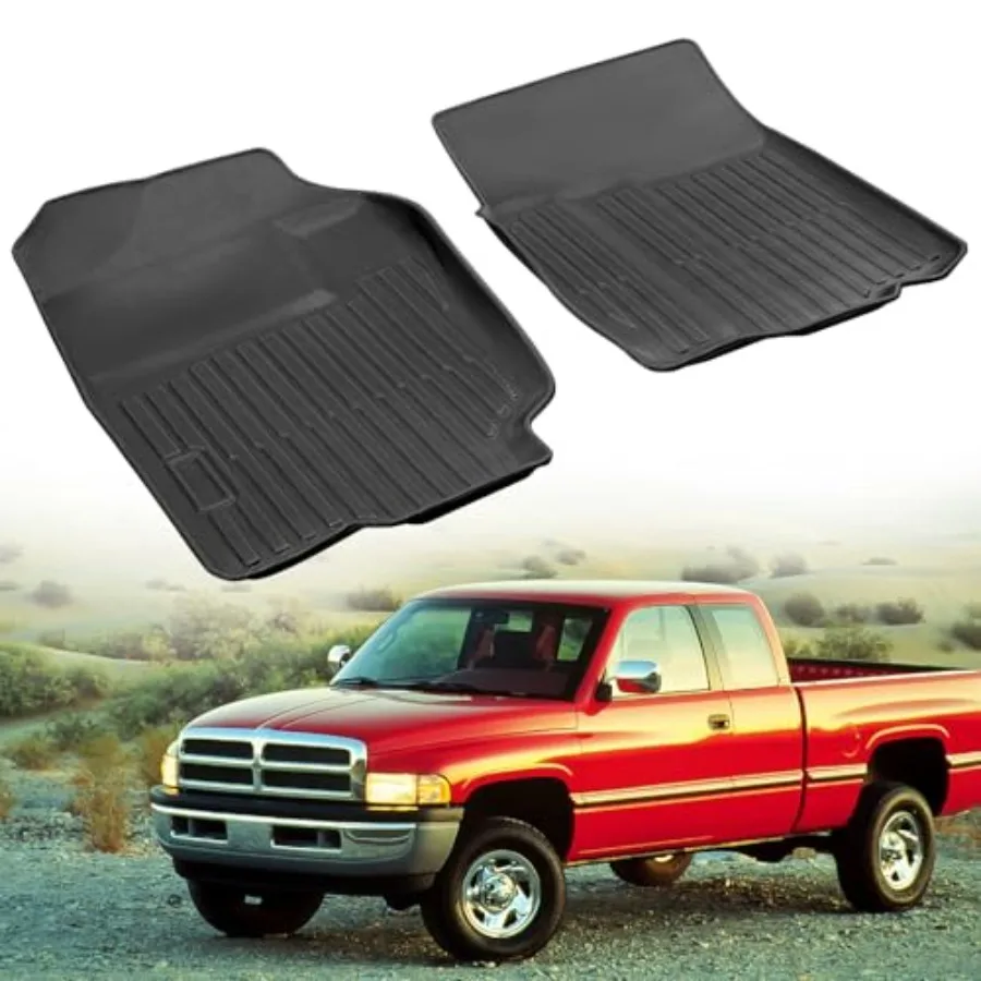 Коврики для пола Dodge Ram 1500 1994-2001, Ram 2500 3500 1994-2002, передние, резиновые, всепогодные, для Classic Cab и Quad Cab
Коврики для пола Dodge Ram 1500 1994-2001, Ram 2500 3500 1994-2002, передние, резиновые, всепогодные, для Classic Cab и Quad Cab