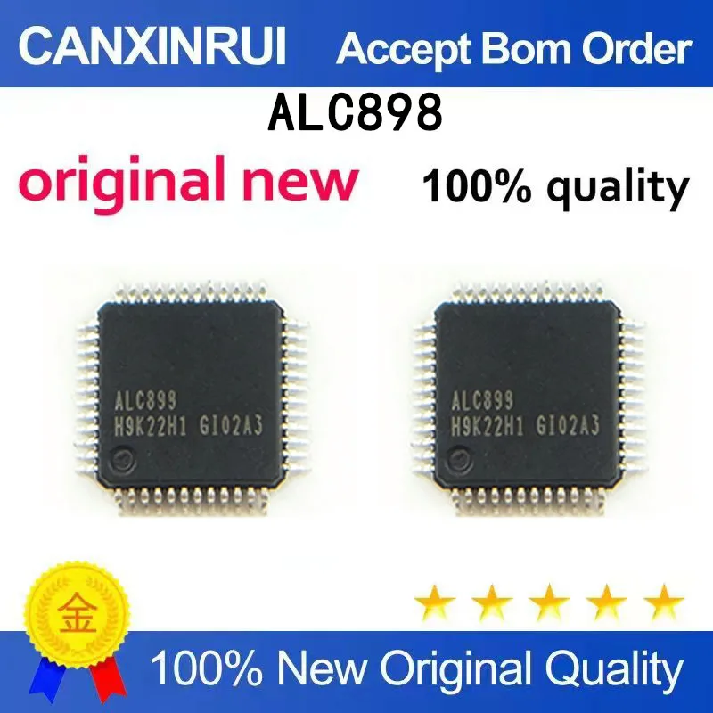 (5-100 pieces)Brand new original sound card chip LQFP48 ALC898-GR ALC898 in stock
(5-100 pieces)Brand new original sound card chip LQFP48 ALC898-GR ALC898 in stock