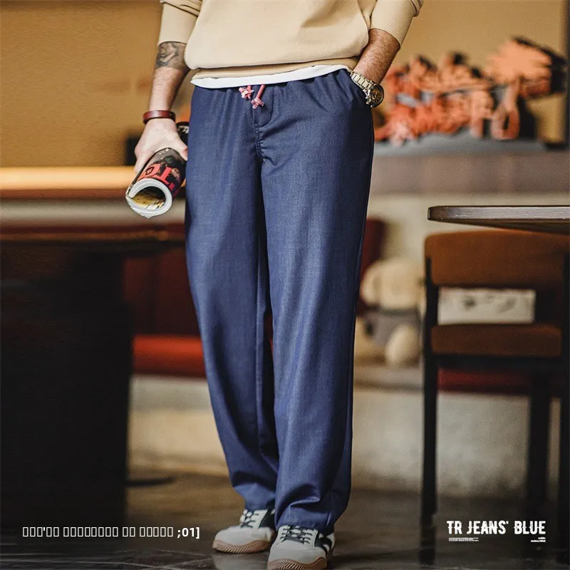 Мужские джинсы Maden American Retro: свободный прямой крой, повседневный стиль, весенний сезон, смесь полиэстера и вискозы, комфортная посадка
Мужские джинсы Maden American Retro: свободный прямой крой, повседневный стиль, весенний сезон, смесь полиэстера и вискозы, комфортная посадка