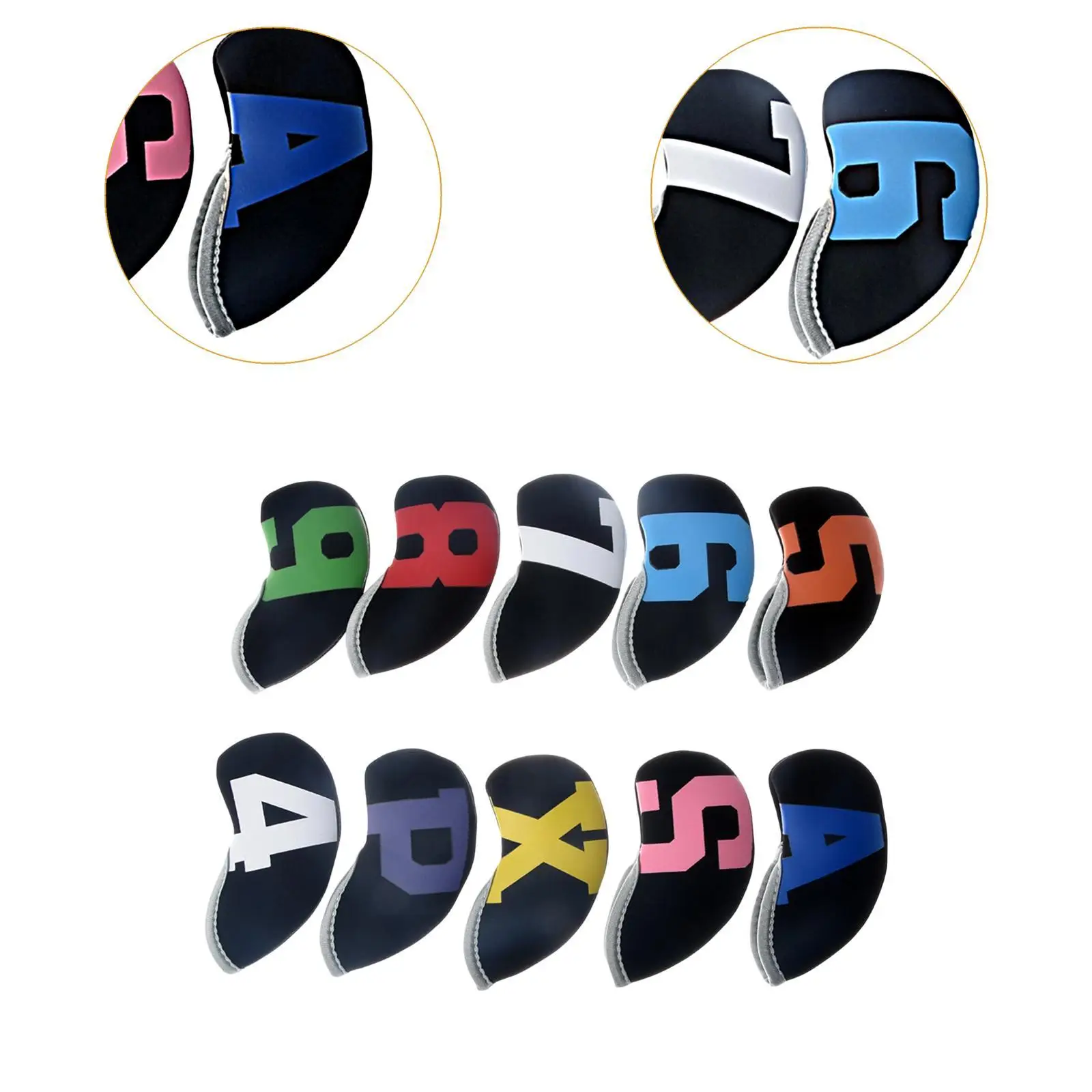 Colorful Number Golf Iron Headcover Durable Diving Material Sleeve Golf Equipment Protector for Players
Colorful Number Golf Iron Headcover Durable Diving Material Sleeve Golf Equipment Protector for Players