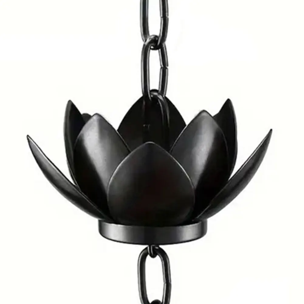 120CM Lotus Decorative Rain Chain Outdoor Garden Hanging Rain Catcher Cups for Gutters Downspouts Outside
120CM Lotus Decorative Rain Chain Outdoor Garden Hanging Rain Catcher Cups for Gutters Downspouts Outside