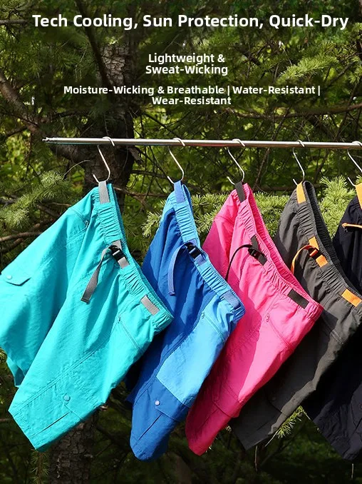 Quick Dry Outdoor Shorts Women's UPF50 Cool Feeling Sun Protection Wear Resistant Water Repellent Loose Fit Nylon Fabric
Quick Dry Outdoor Shorts Women's UPF50 Cool Feeling Sun Protection Wear Resistant Water Repellent Loose Fit Nylon Fabric