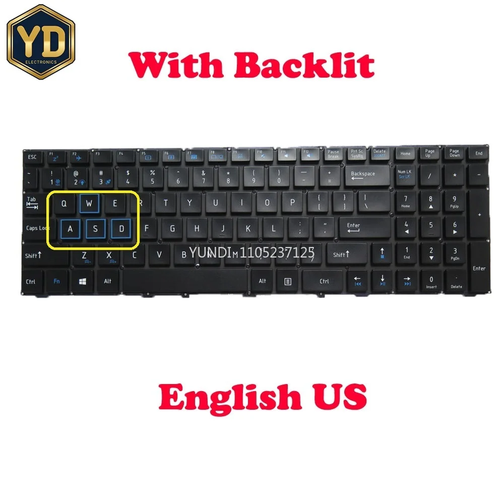 YD Laptop With RGB Backlit US UK JP Keyboard For Gigabyte For Sabre PRO 15 SabrePRO 15-W8 15-W GTX1060TI United States US NO Fra
YD Laptop With RGB Backlit US UK JP Keyboard For Gigabyte For Sabre PRO 15 SabrePRO 15-W8 15-W GTX1060TI United States US NO Fra