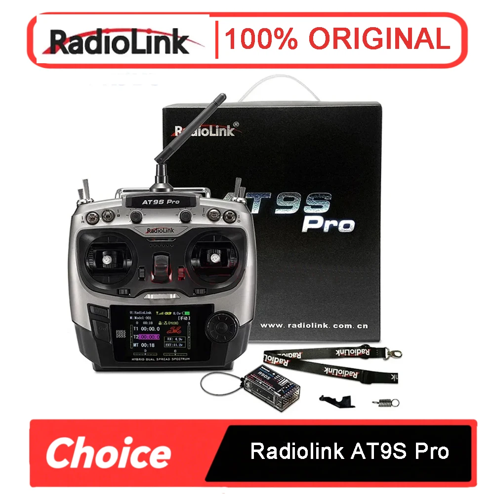 Radiolink AT9S Pro 12CH 2.4G TX | Протокол Crossfire дальнего действия | с R9DS RX для FPV-дронов с фиксированным крылом и мультироторами
Radiolink AT9S Pro 12CH 2.4G TX | Протокол Crossfire дальнего действия | с R9DS RX для FPV-дронов с фиксированным крылом и мультироторами
