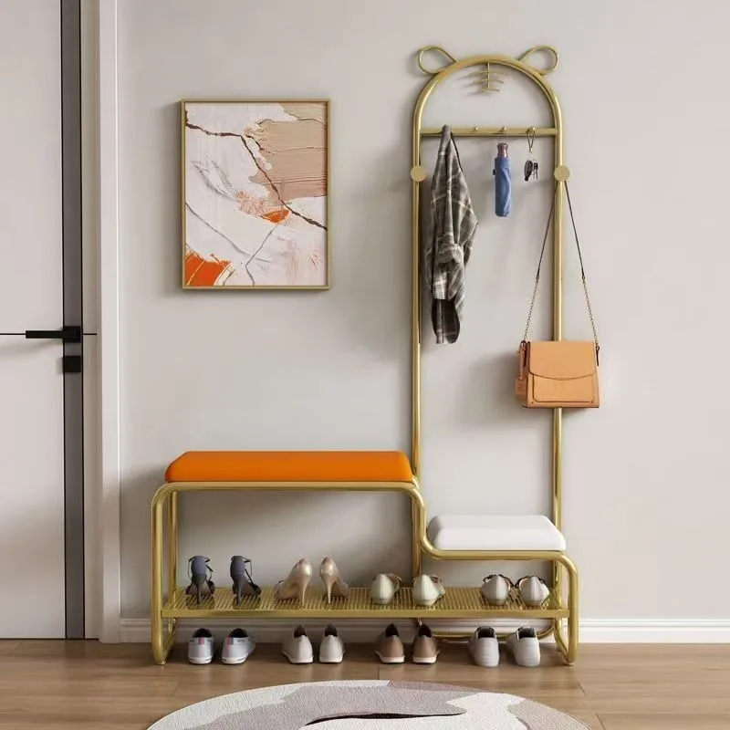 Entry door Household shoe change stool Hanging hanger integrated light luxury simple door porch multi-function
Entry door Household shoe change stool Hanging hanger integrated light luxury simple door porch multi-function