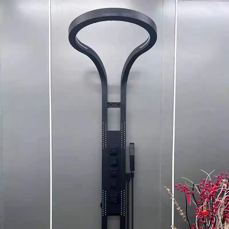 Высококачественный душевой набор для ванной комнаты, бытовой настенный водопад из чистой меди, вращающийся многофункциональный душевой набор под давлением
Высококачественный душевой набор для ванной комнаты, бытовой настенный водопад из чистой меди, вращающийся многофункциональный душевой набор под давлением