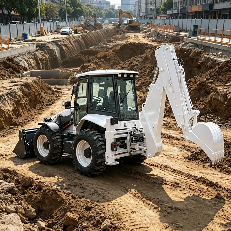 Stable Performance Thick wear-resistant bucket small backhoe loader chinese backhoe loader mini backhoe loader 4x4
Stable Performance Thick wear-resistant bucket small backhoe loader chinese backhoe loader mini backhoe loader 4x4