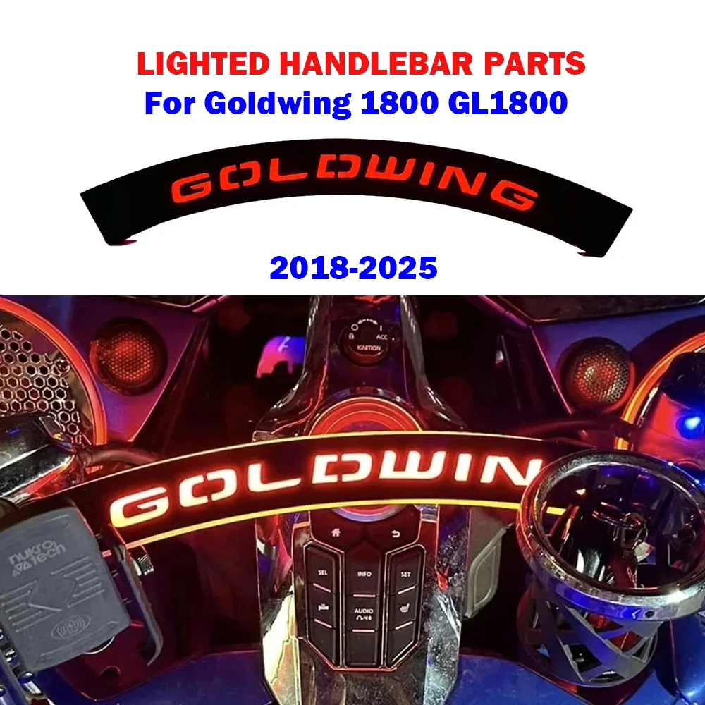 Новый мотоцикл GL1800, аксессуар для руля со светодиодной подсветкой для Goldwing 1800 1800GL 2018-2025, светильник на ручке 
Новый мотоцикл GL1800, аксессуар для руля со светодиодной подсветкой для Goldwing 1800 1800GL 2018-2025, светильник на ручке