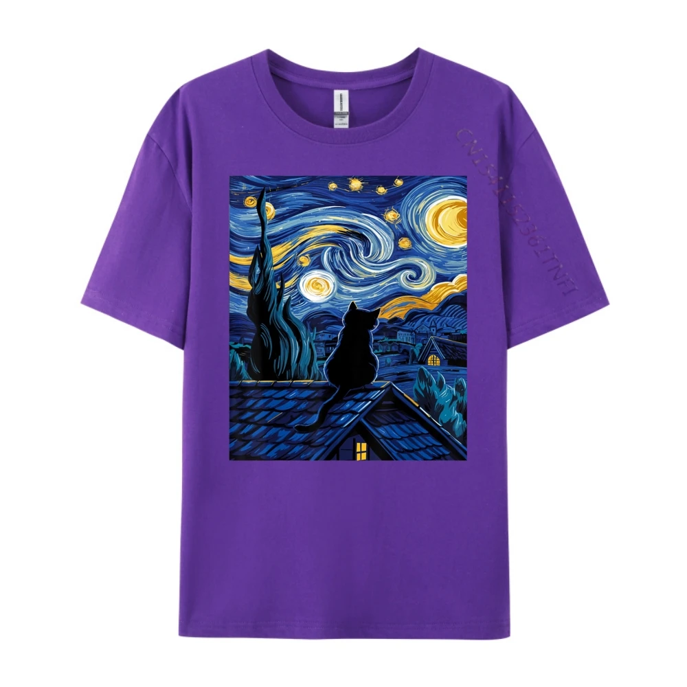 Cat Starry Night Van Gogh Cat Art Lover Cat Men's T-Shirts Cheap Red And Black Graphic T Shirt Luxury T-Shirt
Cat Starry Night Van Gogh Cat Art Lover Cat Men's T-Shirts Cheap Red And Black Graphic T Shirt Luxury T-Shirt