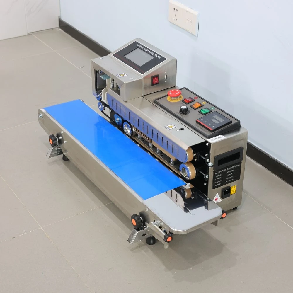 High Quality FR-1600 Muti-functional Continuous Bags Band Seal for Snack Pouch Food Bags Small Plastic Bags Sealing Machine
High Quality FR-1600 Muti-functional Continuous Bags Band Seal for Snack Pouch Food Bags Small Plastic Bags Sealing Machine