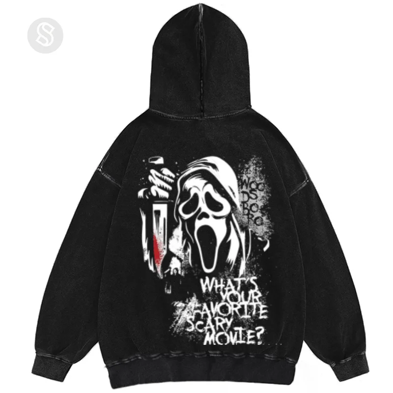 Loose cotton denim printed hooded sweater for men's trendy brand ruffian handsome washed old high street jacket
Loose cotton denim printed hooded sweater for men's trendy brand ruffian handsome washed old high street jacket