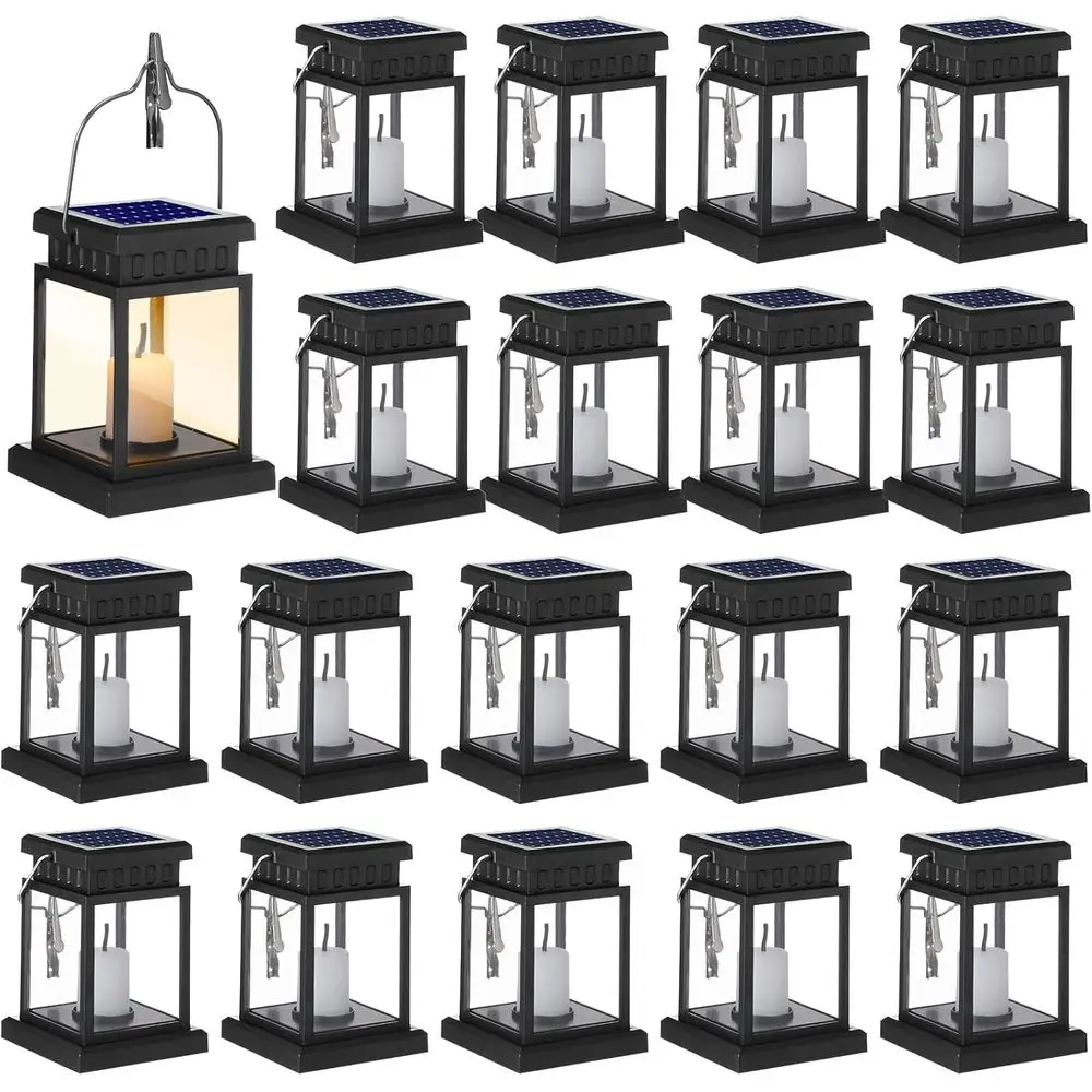 18-Piece Outdoor Hanging LED Lanterns, Waterproof Garden Candle Lights for Yard and Deck
18-Piece Outdoor Hanging LED Lanterns, Waterproof Garden Candle Lights for Yard and Deck