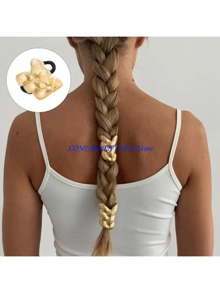 F42F Punk Metal Braid Hair Tie For Women And Girl Stretchy Hair Elastic Comfortable Headband Fashion Hair Accessory
F42F Punk Metal Braid Hair Tie For Women And Girl Stretchy Hair Elastic Comfortable Headband Fashion Hair Accessory