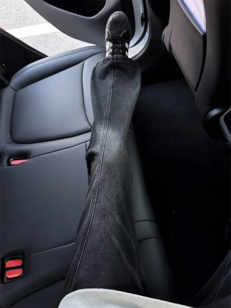 Blue American High Street Flared Jeans Men's Winter Cool Fce Lined Straight Leg Pants Casual Versatile Faionable
Blue American High Street Flared Jeans Men's Winter Cool Fce Lined Straight Leg Pants Casual Versatile Faionable