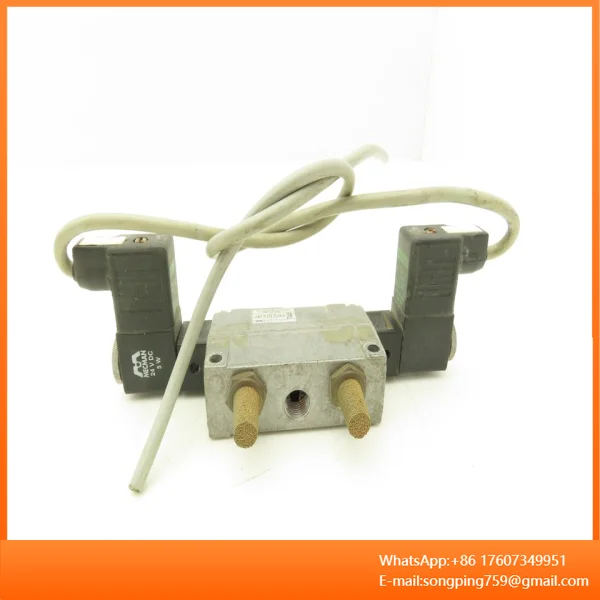 Double Solenoid Valve 5/2 10 Bar 24V 5W
Double Solenoid Valve 5/2 10 Bar 24V 5W