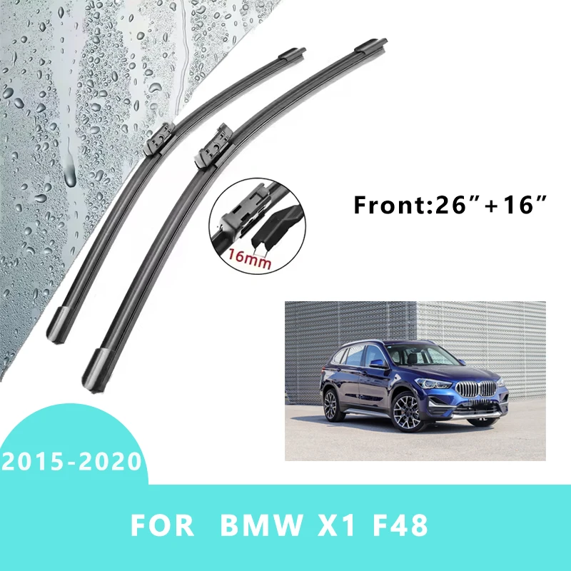 Car Front Windscreen Wiper Blades Brushes Windshield Window Cutter Accessories 2PCS for BMW X1 F48 2015-2020 26“+16”
Car Front Windscreen Wiper Blades Brushes Windshield Window Cutter Accessories 2PCS for BMW X1 F48 2015-2020 26“+16”