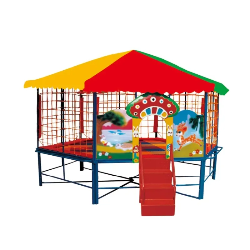 2026 Kids Round Rectangle Trampoline with Tent Roof and Slide Outdoor Jumping Gear
2026 Kids Round Rectangle Trampoline with Tent Roof and Slide Outdoor Jumping Gear